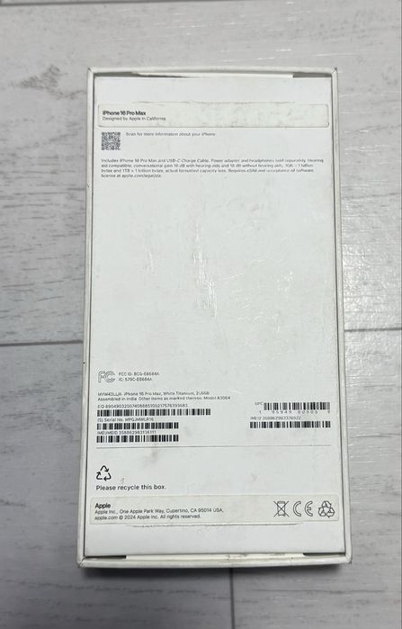IPhone 16 pro max 256Gb