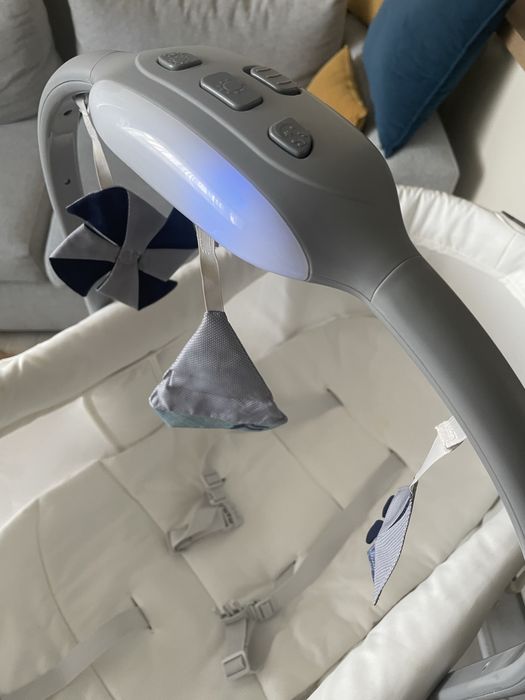 Chicco Baby Hug Air 4 в 1 White Snow – кошара, шезлонг и столче за хранене