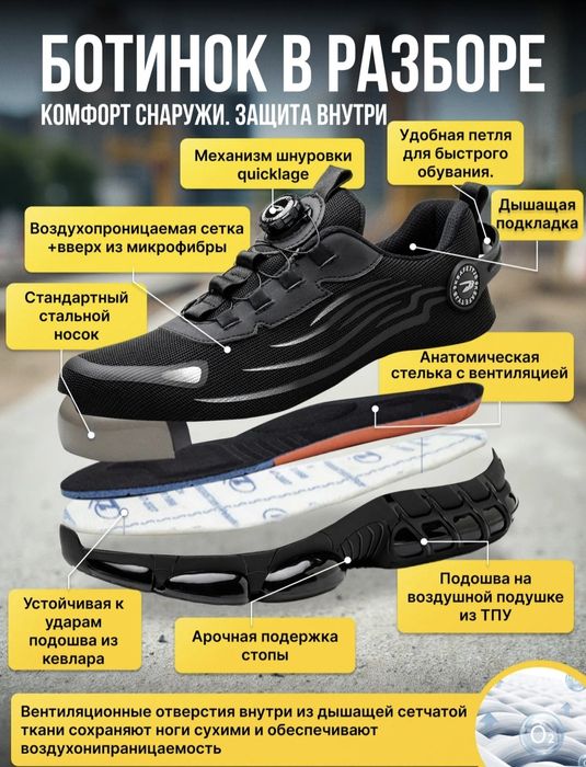 Мужские кроссовки для работы