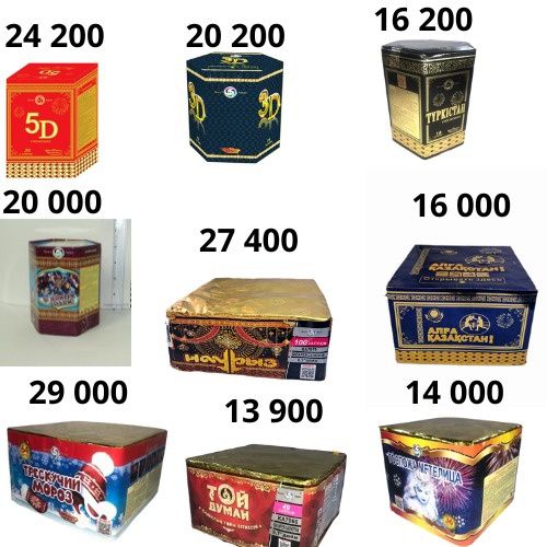 Новогодние фейерверки и салюты с доставкой