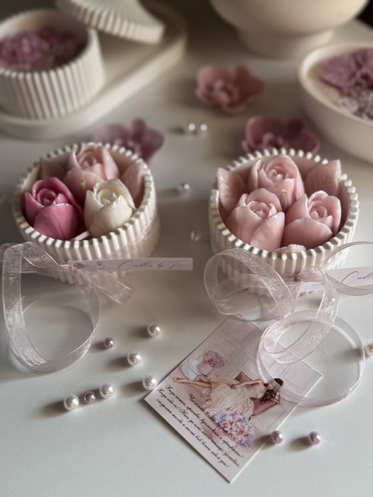 Ръчно изработени ароматни свещи от соев восък