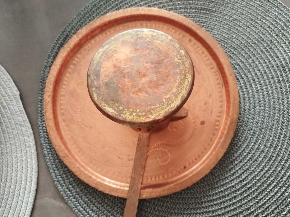 Меден бакърен сервиз за кафе