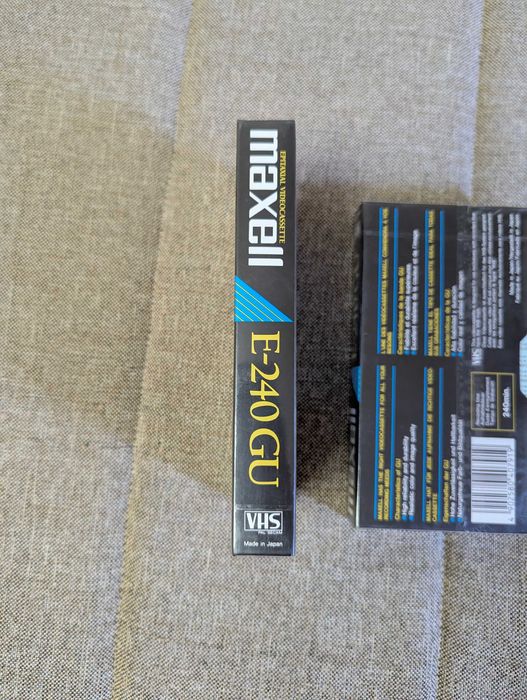 Кассета VHS Maxell E-240GU — новая, запечатанная