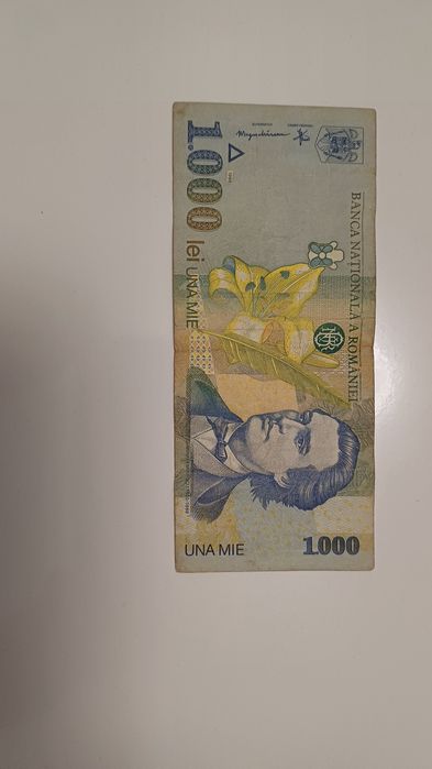 Bancnota 1000 lei Eminescu