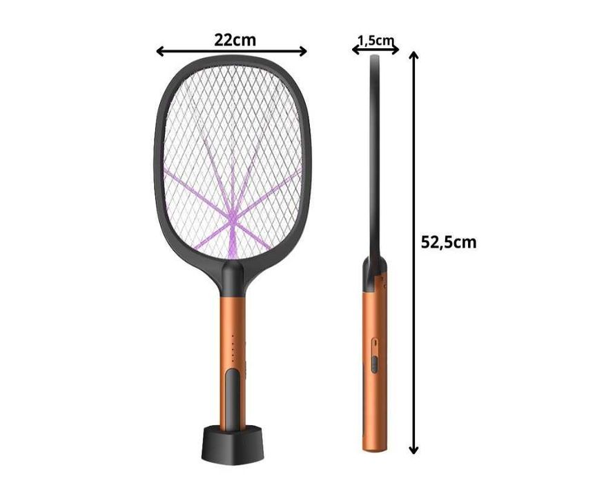 Lampa anti insecte electrica tantari muste molii baterie reincarcabila
