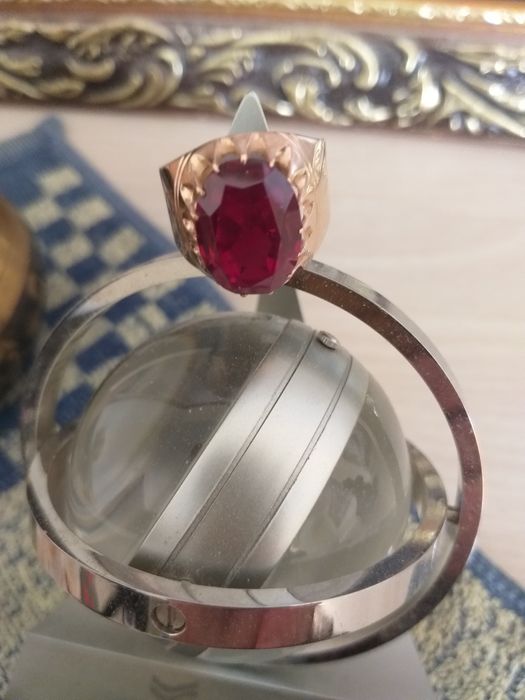 Кольцо 583 пробы с бриллиантами