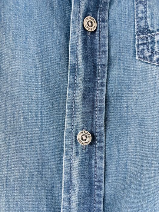 Vand camasa denim Tommy Hilfiger 8-10 ani noua