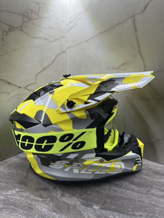 НОВО! Комплект кросови каски с очила