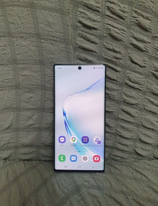 Samsung Galaxy Note 10 12/256GB Silver 5G Flagman Igravoy Holati Ideal