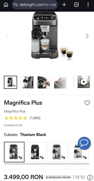 Delonghi Magnifica Plus Ecam 320.70TB