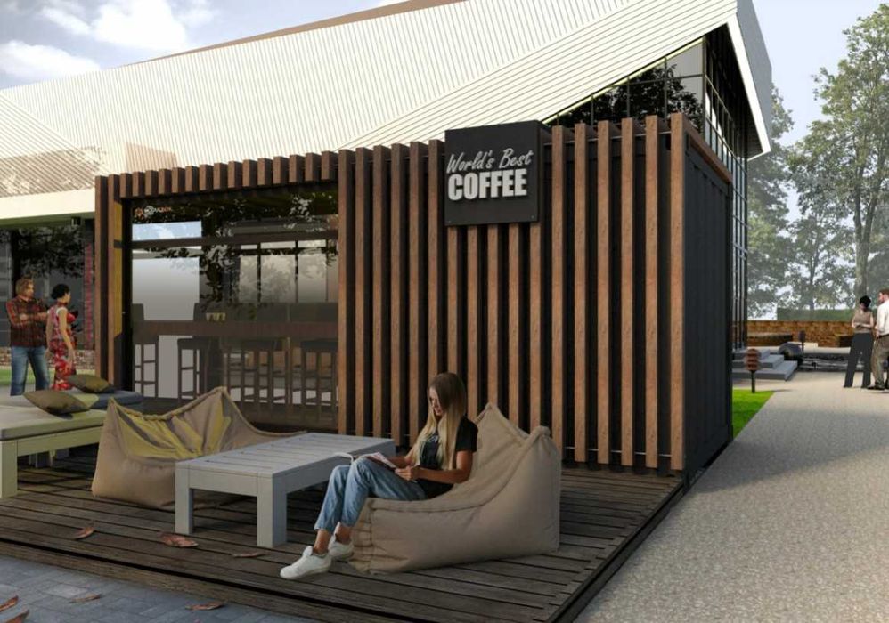Кафе из Контейнера / Контейнердан кафе / Konteynerdan kafe