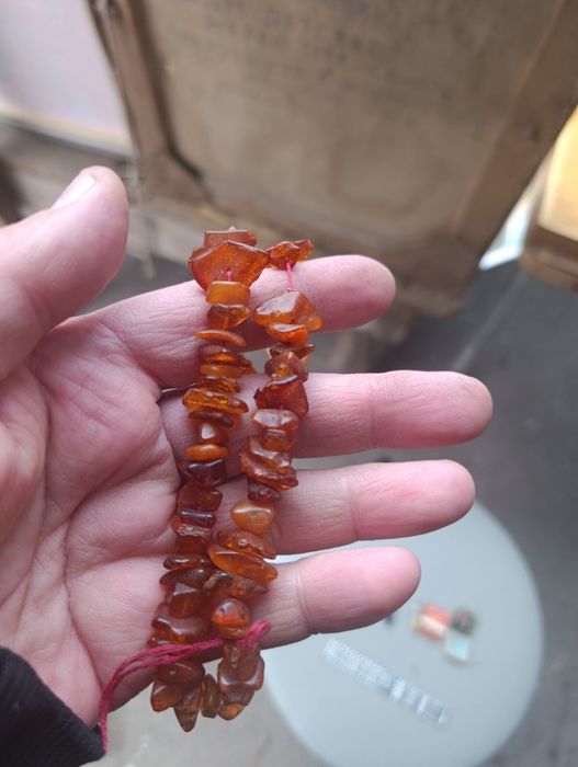 Янтарные бусики из СССР винтаж