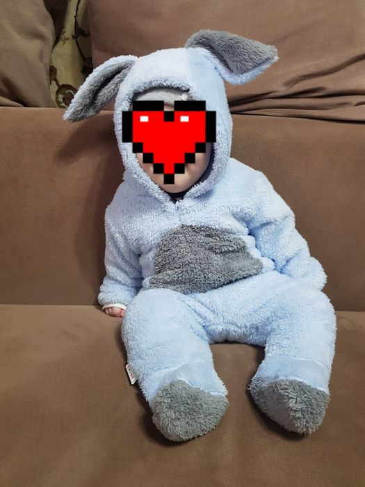 Комбинезон Зайка 9-12мес