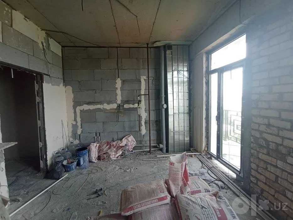 *Askiya City .Бабура,Ракат, 2ком квартира 41м2.Коробка под инвестицию