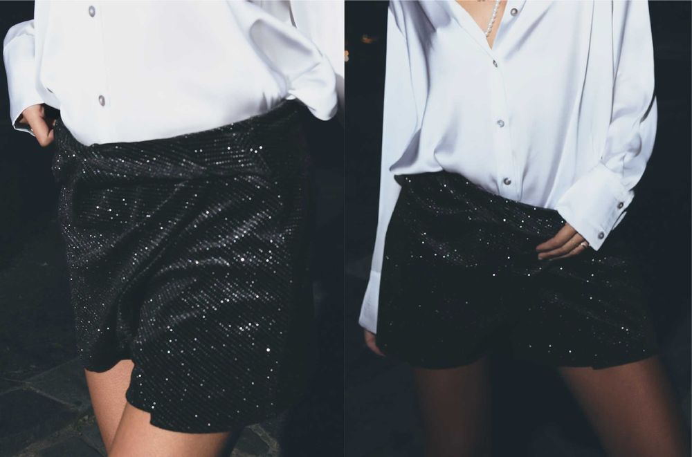 Дрехи с блясък и камъни Zara, XS/S