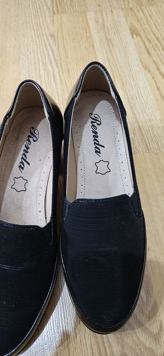 Mocasini / pantofi dama piele, Renda, 36