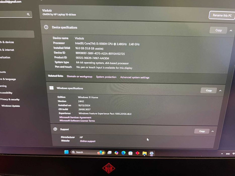 HP Omen 15 – i5, GTX 1650, 144Hz, SSD + HDD