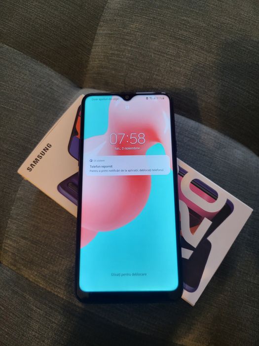 Telefon Samsung Galaxy A20s 32GB Blue cutie originala ca nou