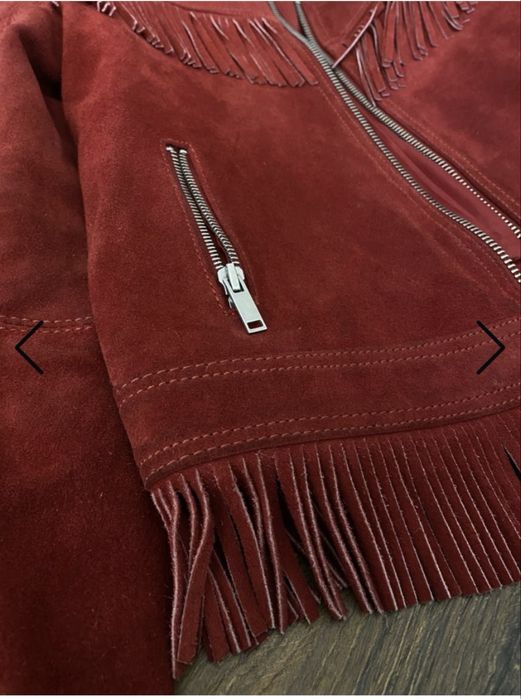 Замшевая куртка манго