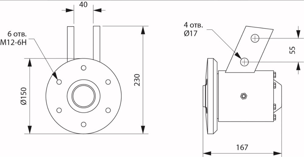 Корпус БДМ подшипника режущего узла 4х4