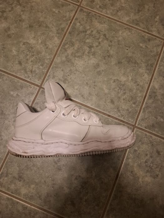 Maison Mihara Yasuhiro Wayne Leather White