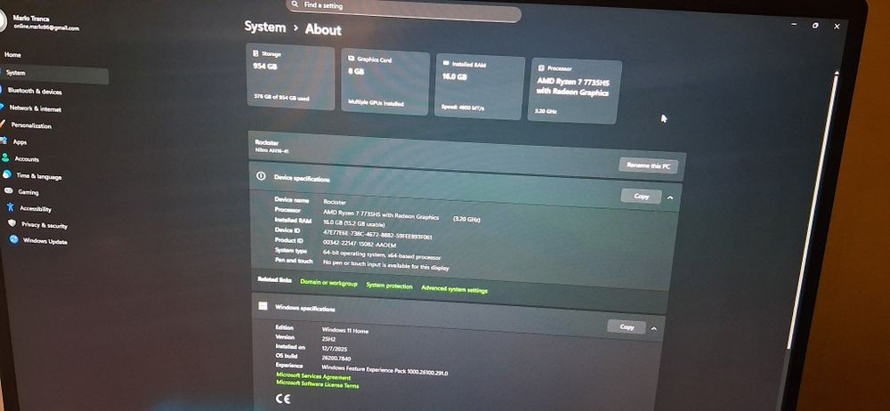 Acer nitro 16 An16-41