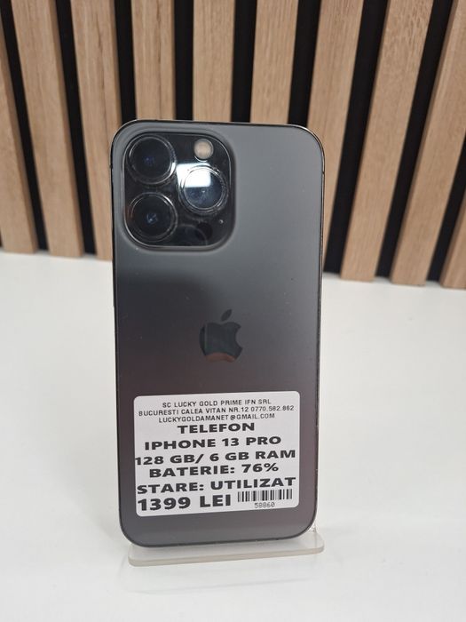 IPhone 13 Pro  128Gb 76% Baterie  Garantie/Factura #58860