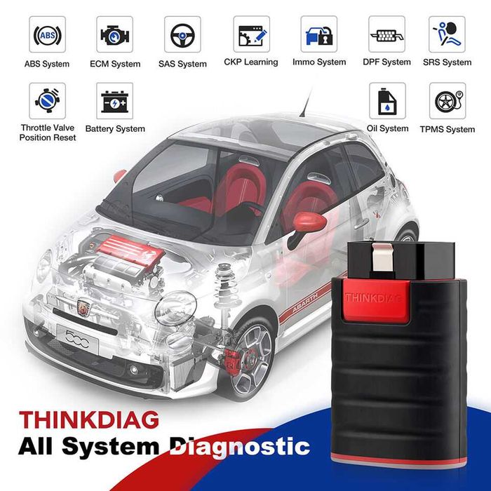Interfata diagnoza Launch Thinkdiag Soft original 2024 Android / IOS