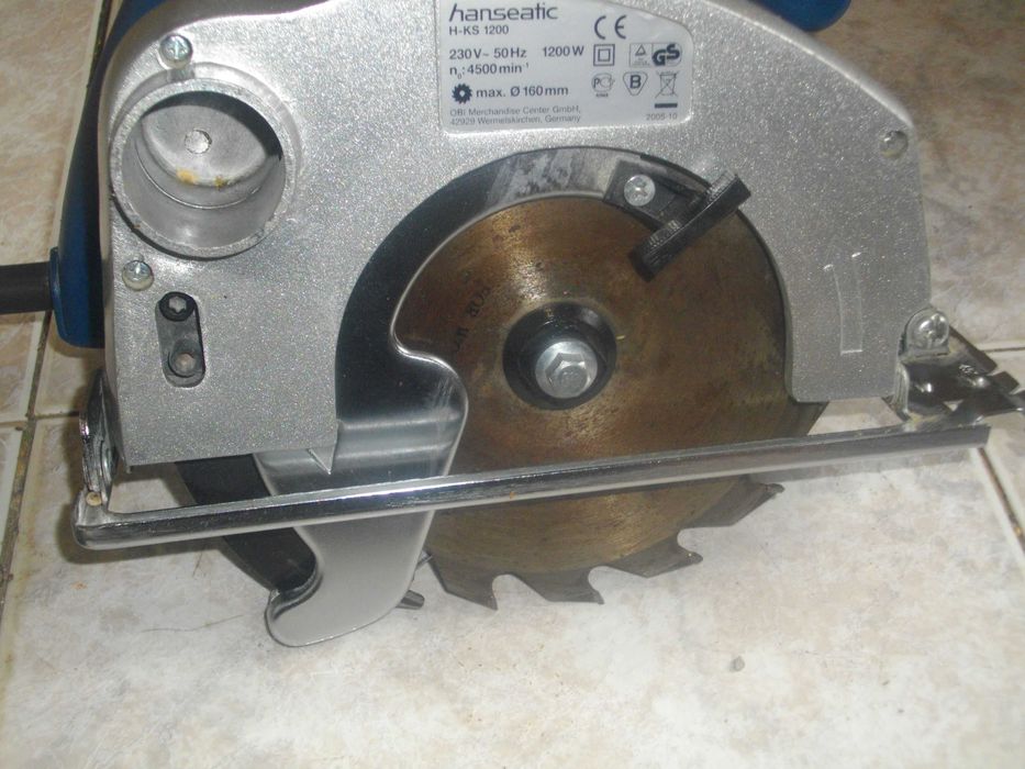 Нов Немски Ръчен Циркуляр 1020W King Craft/ 1200W Hanseatic ф160мм