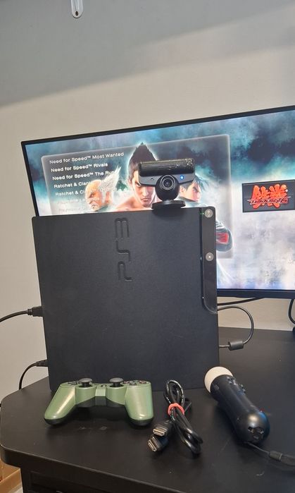 PlayStation 3 Slim Modat cu 47 Jocuri