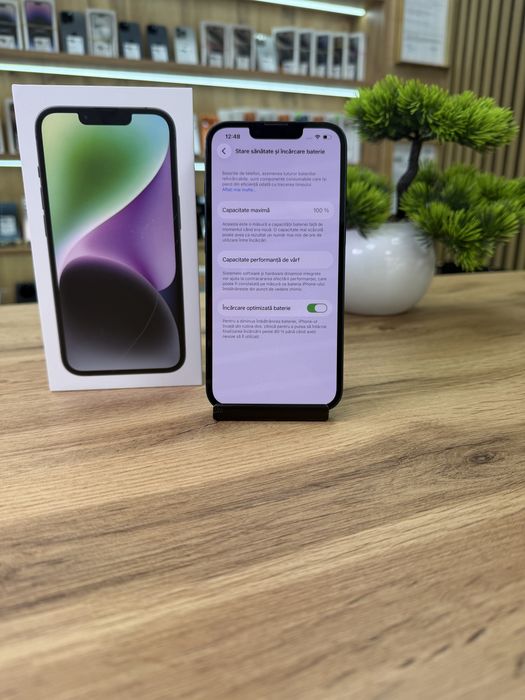 ‼️iPhone 14 Midnight 128Gb - Sanatate bat.100% - Garantie 12 luni