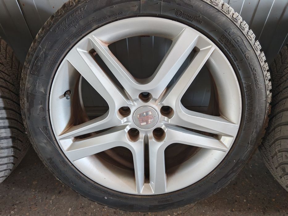 Jante originale Seat 5x112 R17 anvelope 225.45 17 all season DOT 2023