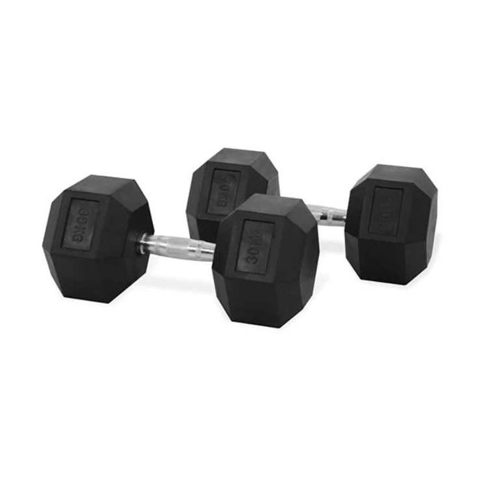 Дъмбели Хекс Pro , Фиксирани Гири HEX 2 × 30 кг, Dumbbells