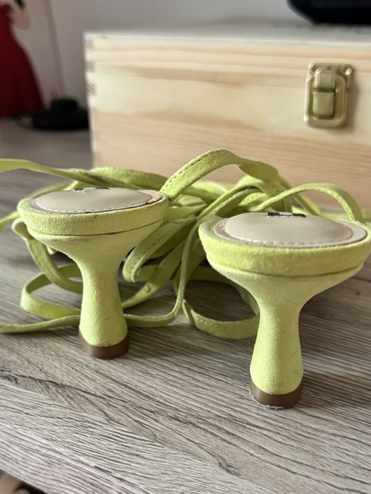 Vand sandale piele lime