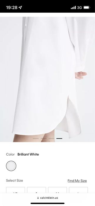 Calvin Klein платье рубашка