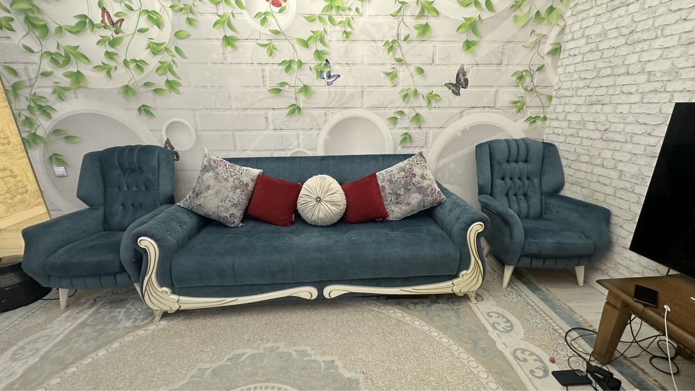 Диван и кресло 2шт