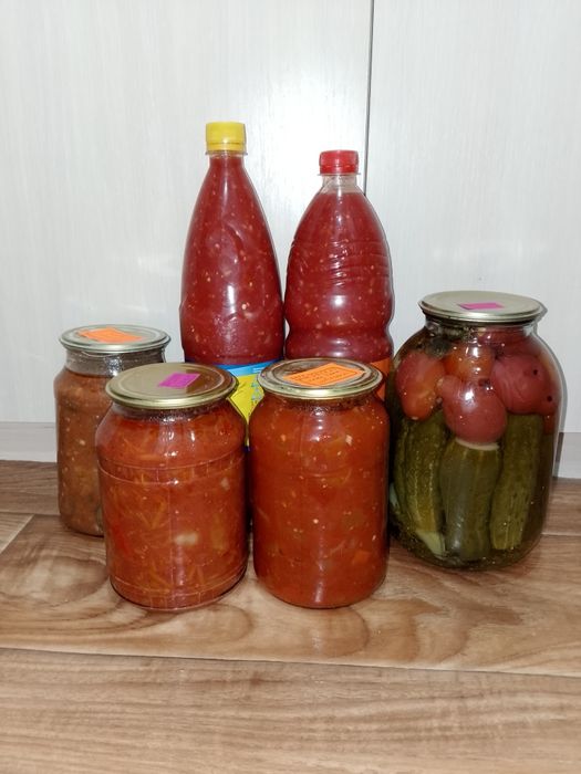 Салаты на зиму. Огонёк.