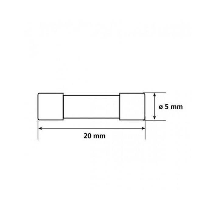 Комплект 10бр. стъклени бушони.