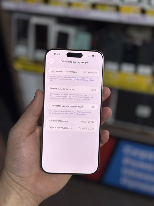 iPhone 16 Pro Max / 256Gb / 91% / в идеале