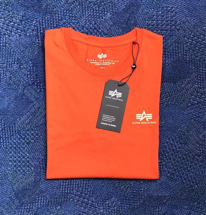 Alpha Industries Small Logo Basic T-Shirt ОРИГИНАЛНИ тениски M/L/XL