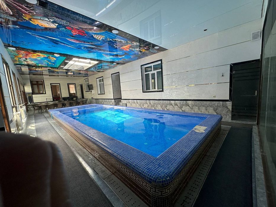 Сауна бассейн,биляард,плестешин ойилавийлар болалалари бн дам олиш учу