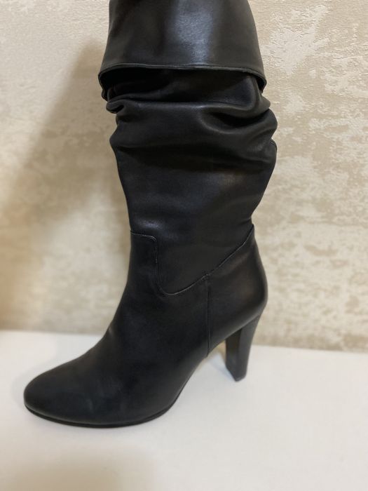 Кожанные сапоги