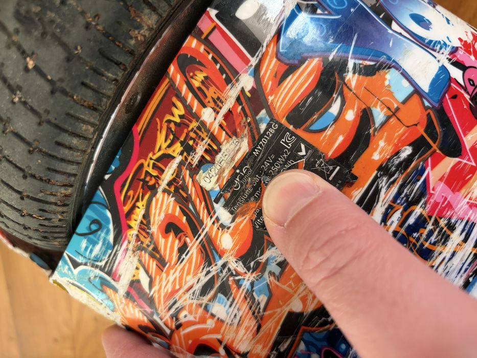 Scooter hoverboard electric Myria, roti 6.5 inchi, geanta inclusa