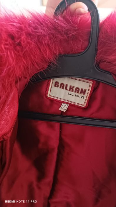 Кожено дамско сако
