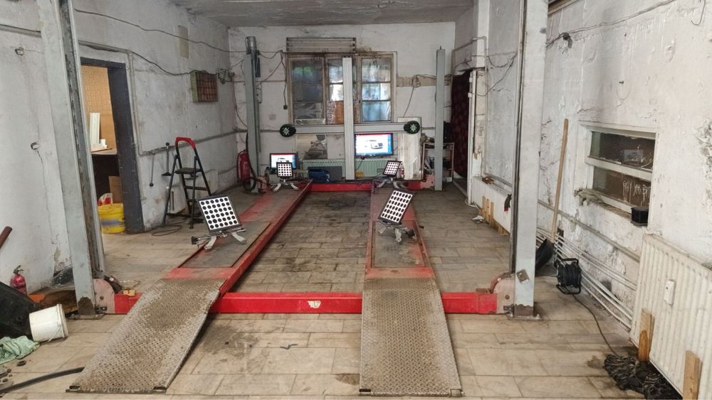 Стенд за реглаж преден и заден мост + 4 колонен подемник