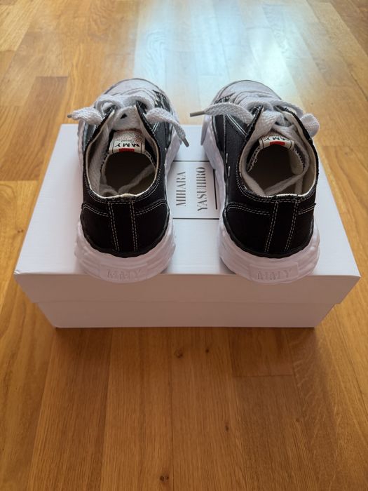 Maison Mihara Yasuhiro OG Sole Canvas Low "Hank Black"