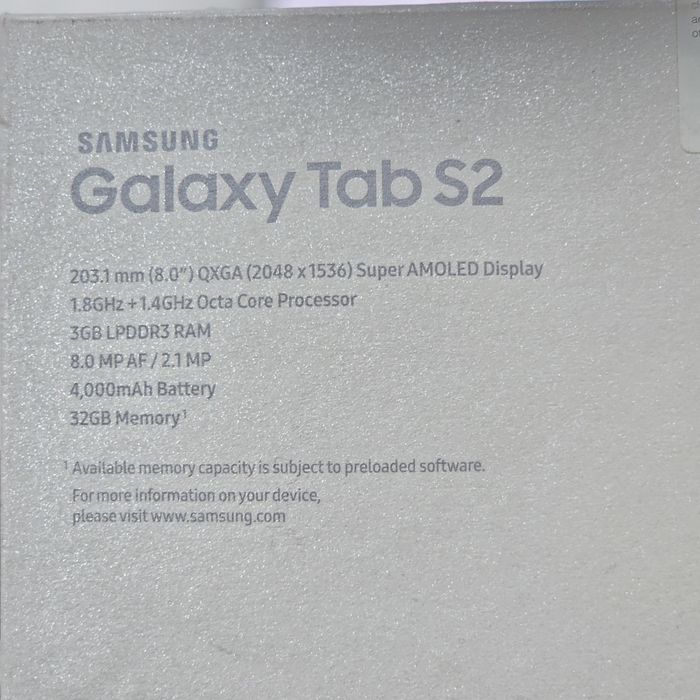 Tableta Samsung Galaxy Tab S2 8" Wifi