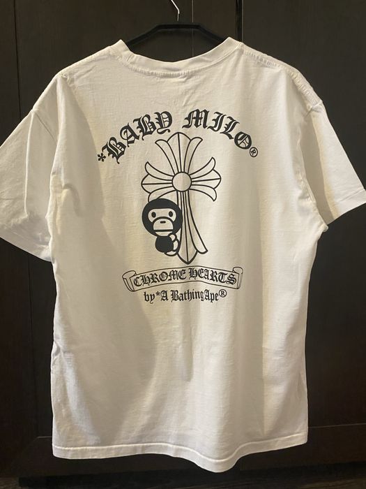 tricou bape chrome hearts