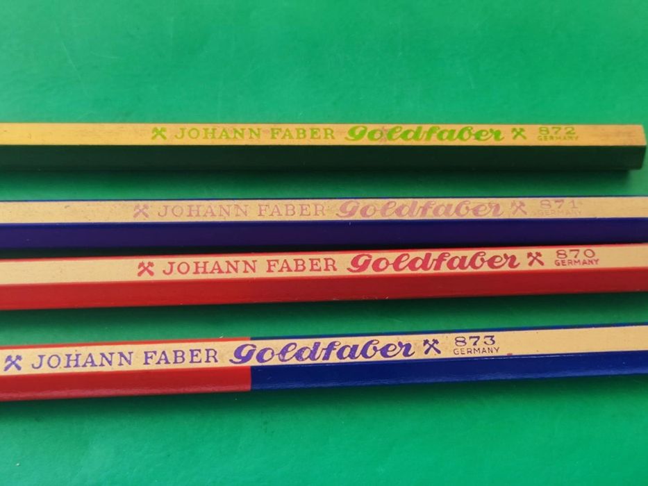 Стари нови цветни моливи Johann Faber goldfaber