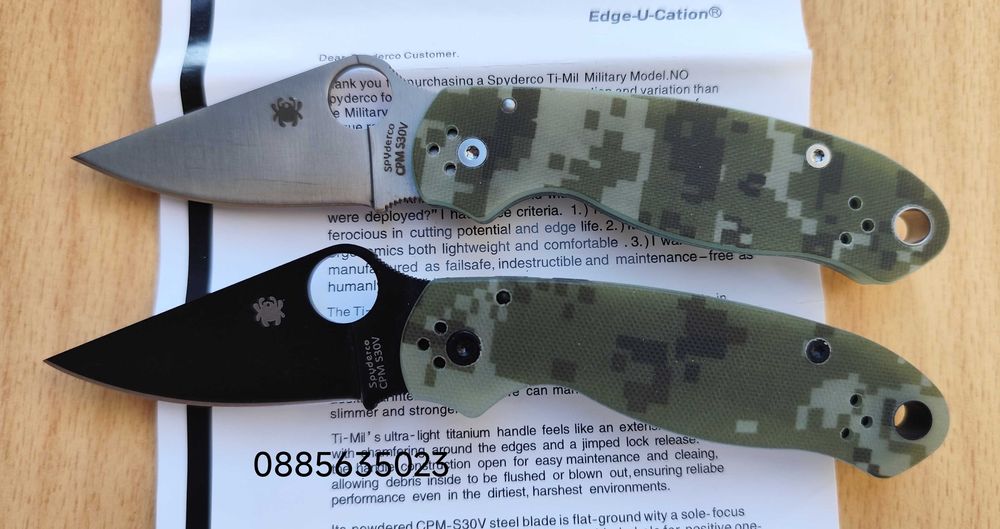 Spyderco Paramilitary 3 C223